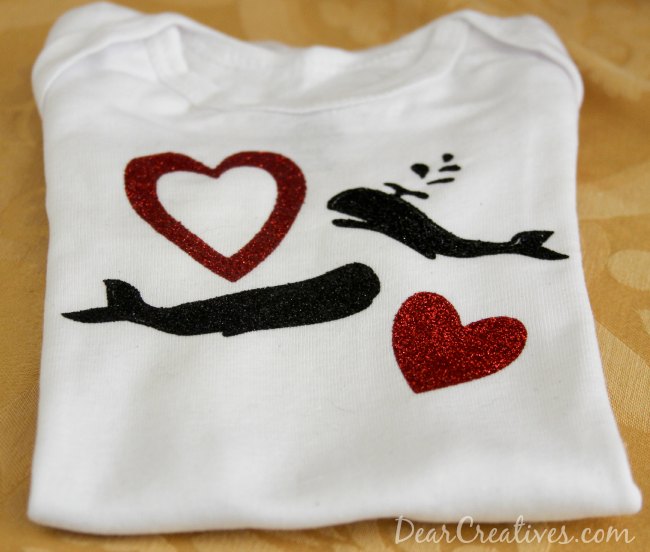 Baby Tee Shirt with iron on design_ Cricut Crafts_Theresa Huse 2013