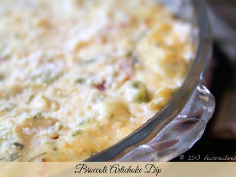 Broccoli Artichoke Dip Easy And Delicious Dear Creatives