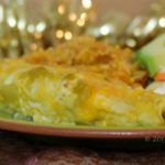 Enchilada dinner on a plate_Theresa Huse 2013