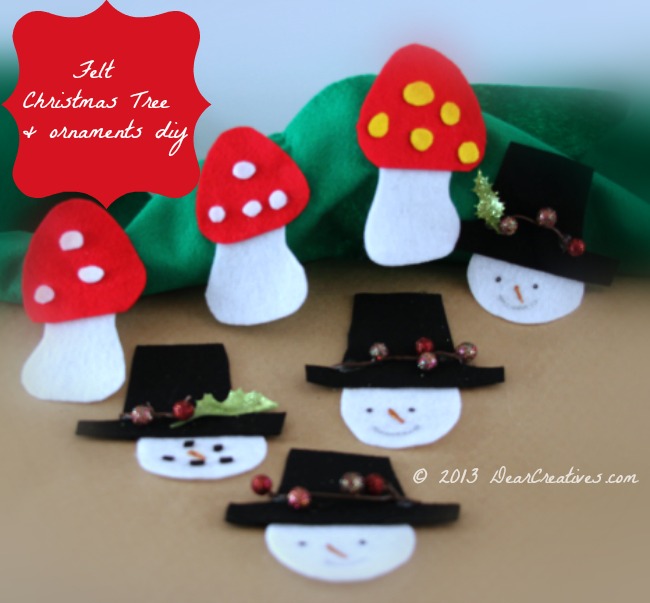 DIY Felt Christmas Tree for Kids