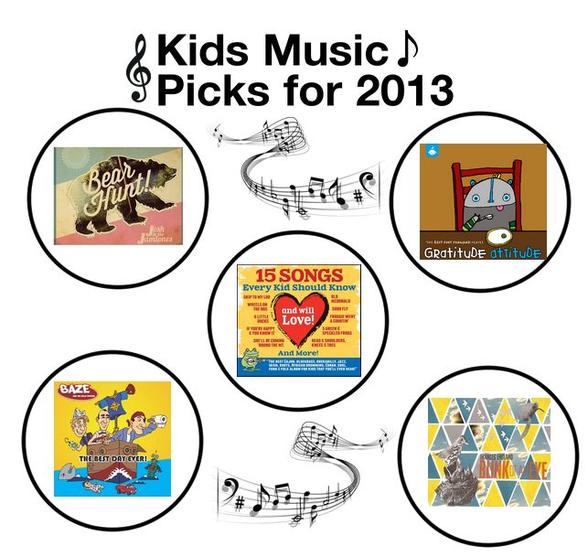 Holiday Round-Up: Top 5 Children’s #Music CD’s of 2013