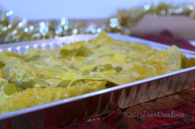 Pan of Cooked Enchiladas _Theresa Huse 2013