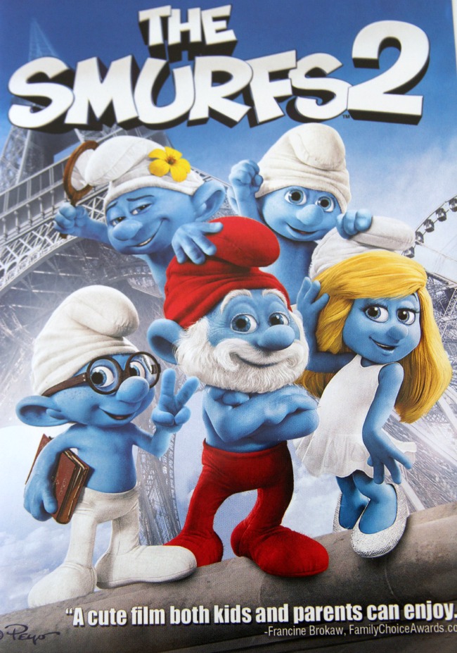 #ad Easy & Fun Family Movie Night: The Smurfs 2+ Smurf Dinner Menu & Cupcakes