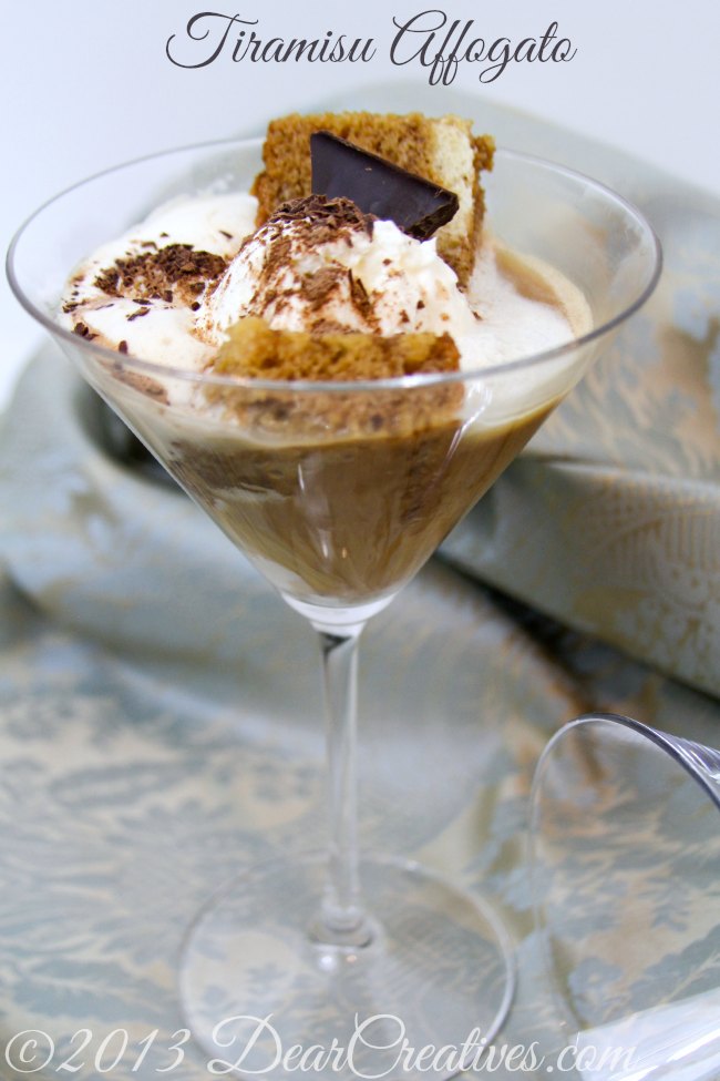 Coffee Dessert Recipe Tiramisu Affogato DearCreatives.com