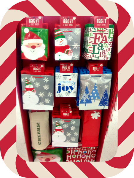 Walgreens Snowman Holiday gift bags & paper #shop