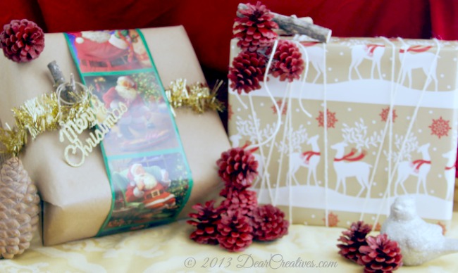 Woodland Holiday Wrapping_Christmas Wrapping papers_#shop_Theresa Huse 2013