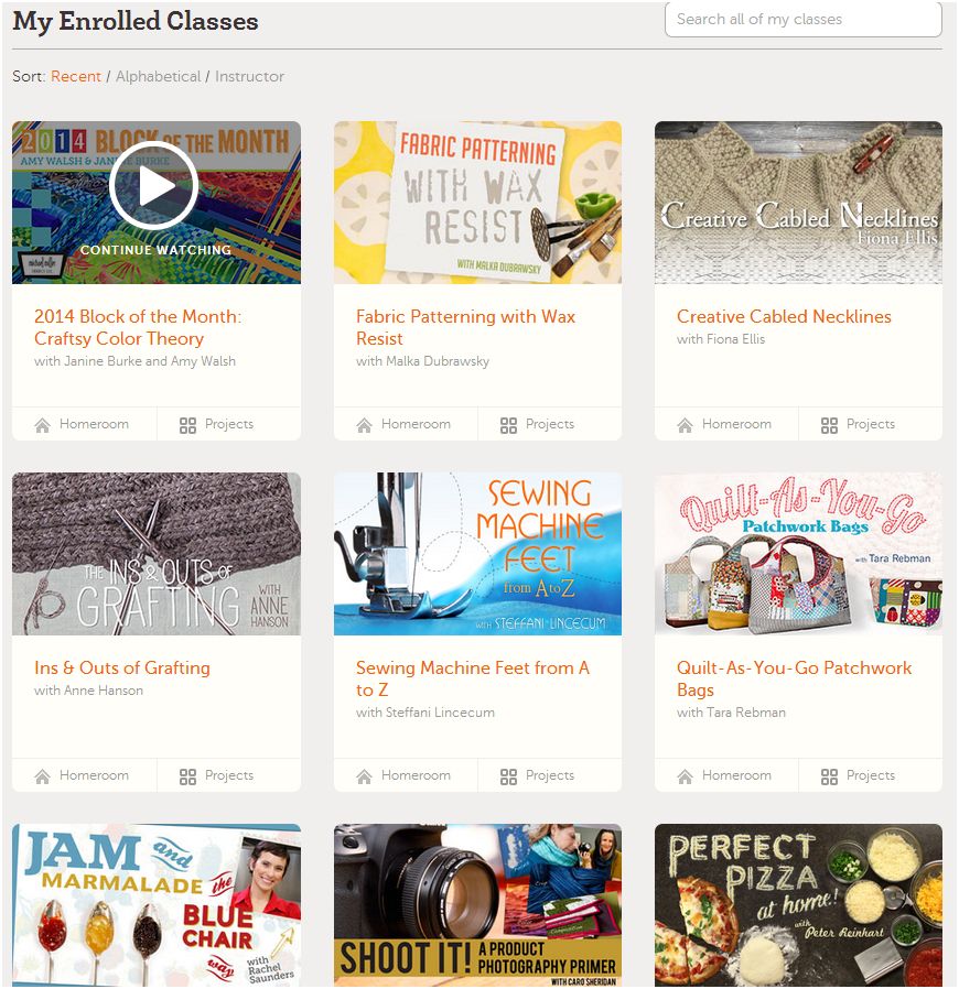 Learn Something New! Craftsy Flash Sale! Online Classes up to 50% Off!