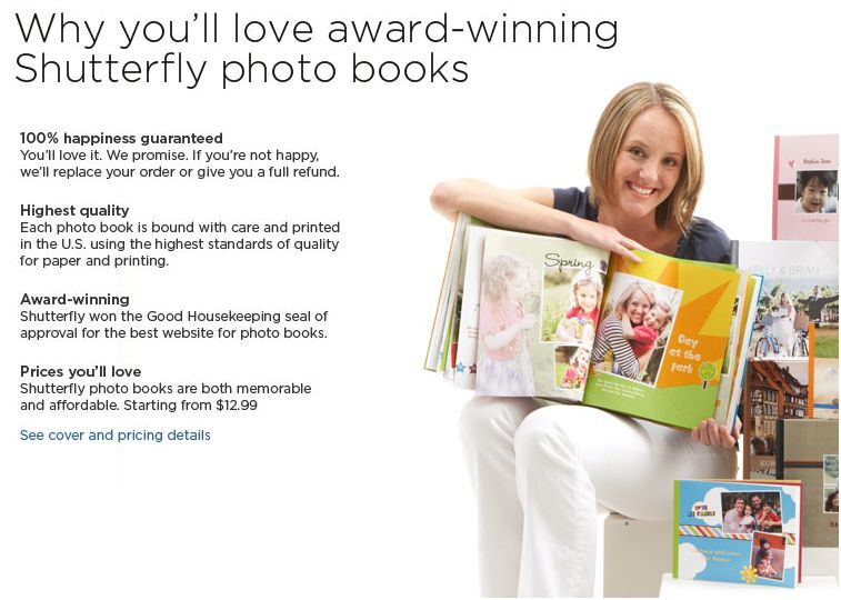 Save up to 50% on Shutterfly Photo Books, Calendars, Prints, and more