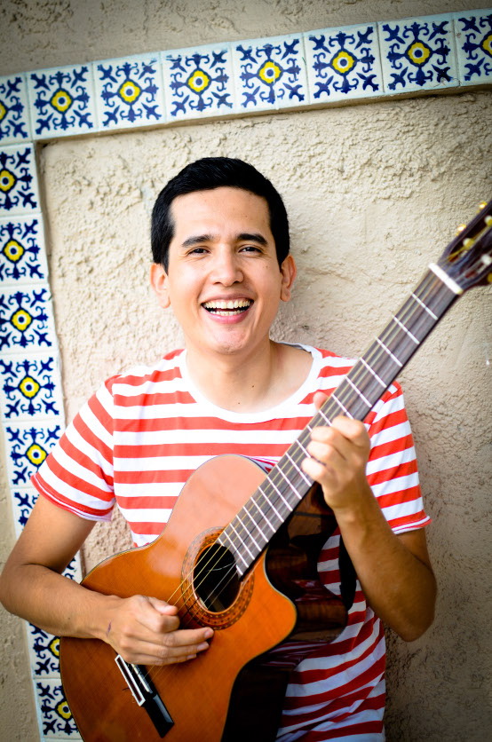 Andres Salguero_guitar laugh_photo credit Jonathan Edelman_72 dpi