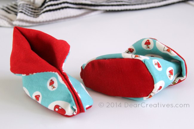 Quick and Easy Sewing For Baby – Baby Booties and Pattern