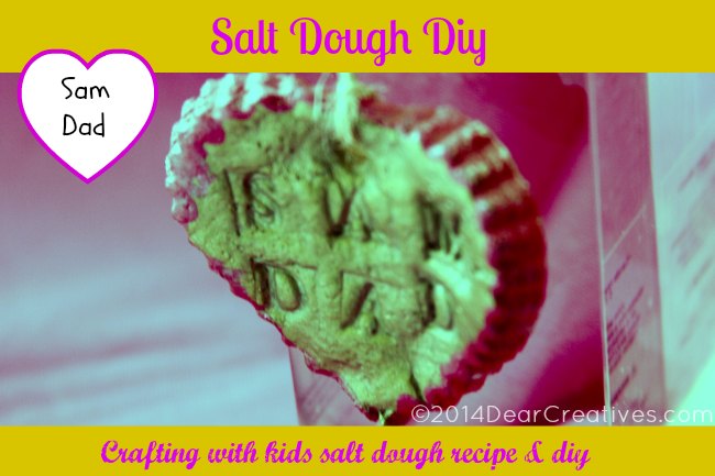 Salt Dough kids Valentines heart