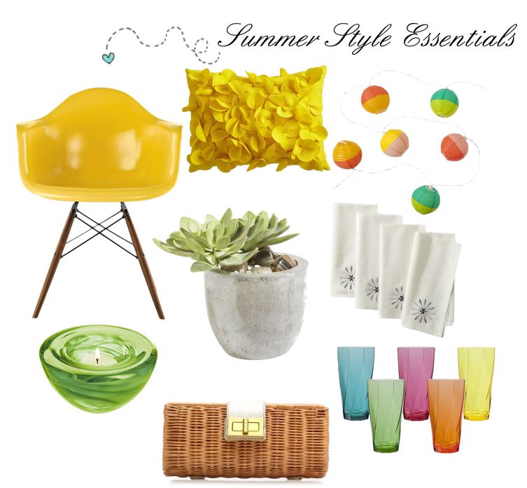 Easy DIY Decorating: Select Summer Essentials! Style and Color Trends