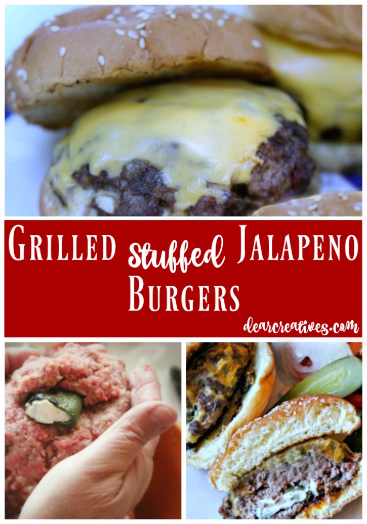 Ground Beef Recipes Grilled Stuffed Jalapeno Burger This is an easy recipe that will kick your summer grilling up a k-notch!