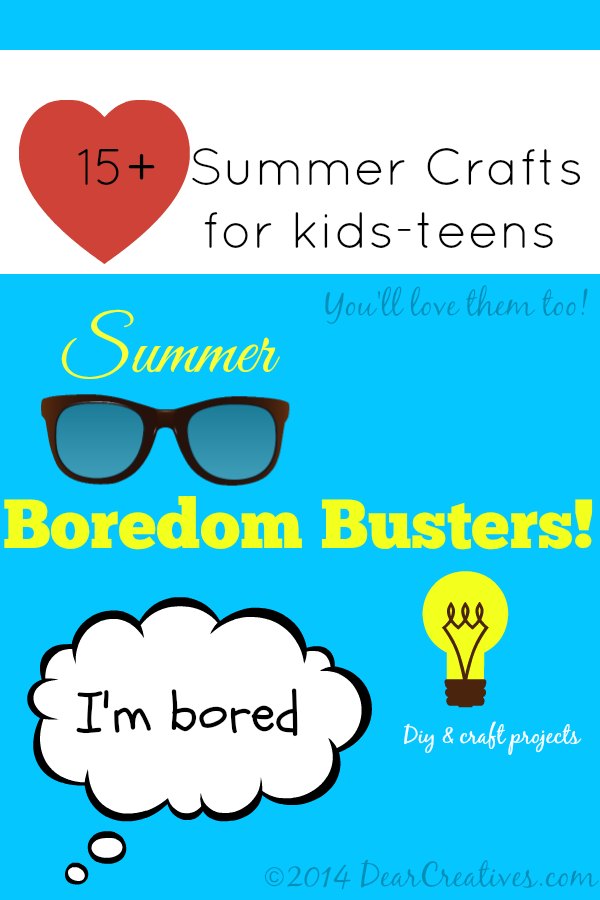 30 Boredom Buster Crafts Using Supplies You Have at Home