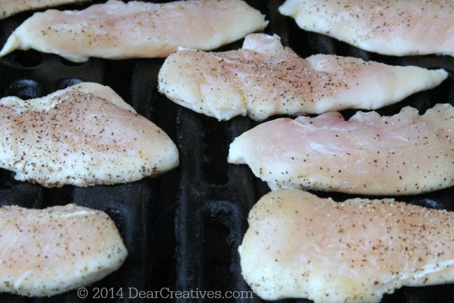 Chicken Cooking on a grill