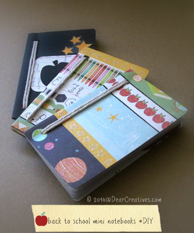 Little Mini Notebooks Perfect for Remembering Back to School Firsts! Mini Notebook #backtoschool #DIY