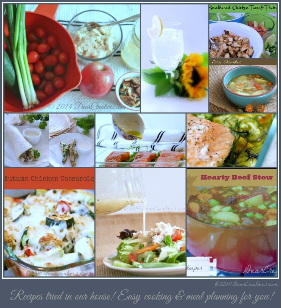 Easy family recipes - Easy Recipes DearCreatives.com Recipe Index Photo Collage