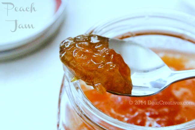 Peach Jam Recipe And White Peach Jam #Canning #Recipe