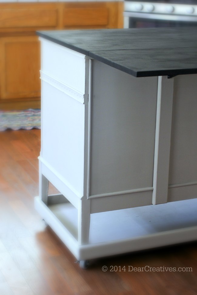 Dresser To Kitchen Island Cart Diy With Chalkyfinish Paint