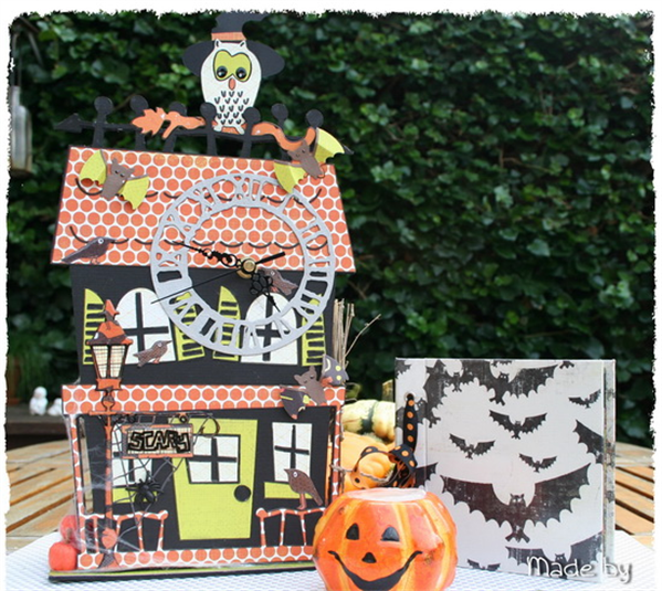Cricut Halloween Crafts Haunted House Craft