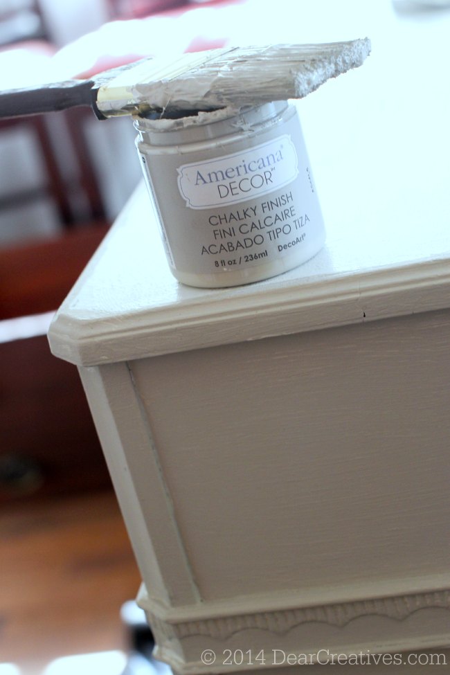 First Coat of Americana Decor Chalk Paint_Primitive Color Chalk Paint_