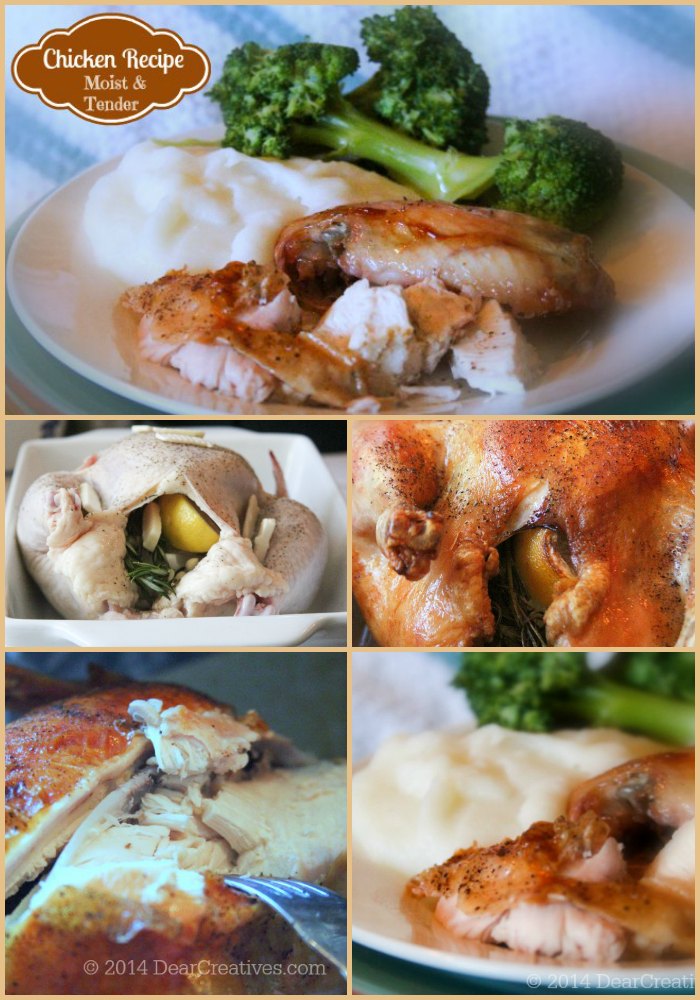 Oven Roasted Chicken_Baked Chicken Step By Step Images_DearCreatives.com