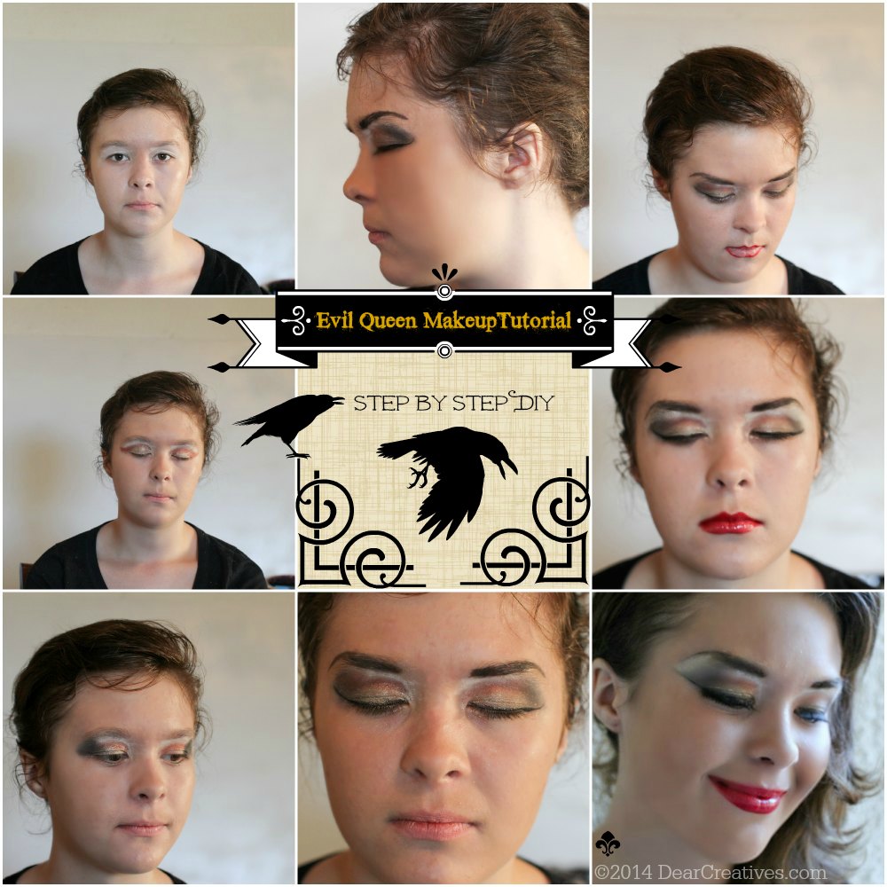 Step By Step Evil Queen Make Up Tutorial With Makeup List