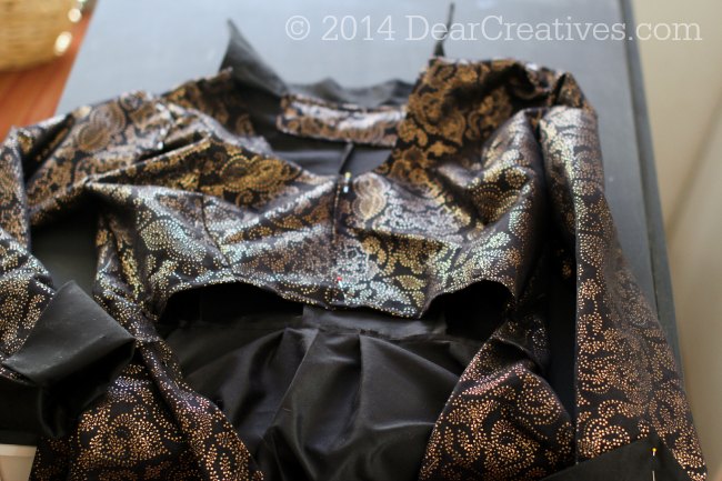 Front of Costume From the Evil Queen Sewing Pattern