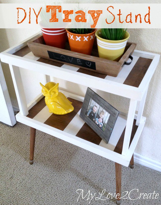 diy tray stand