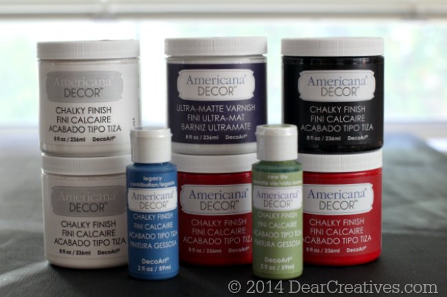 Americana Decor Chalky Finish Paints_© 2014 DearCreatives.com