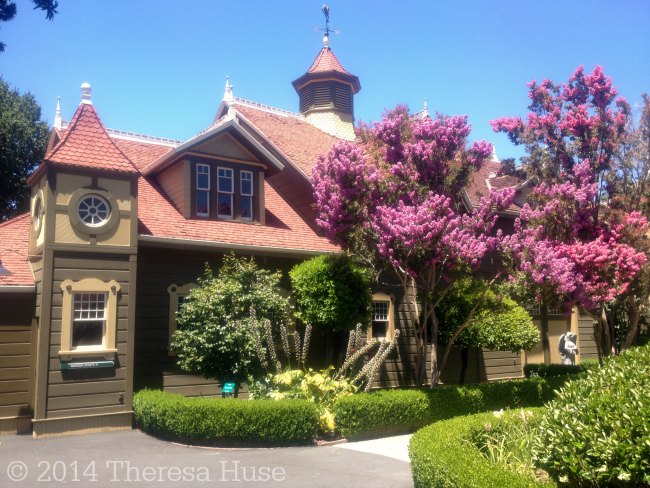 Back of one of the sides of Winchester Mystery House _© 2014 Theresa Huse