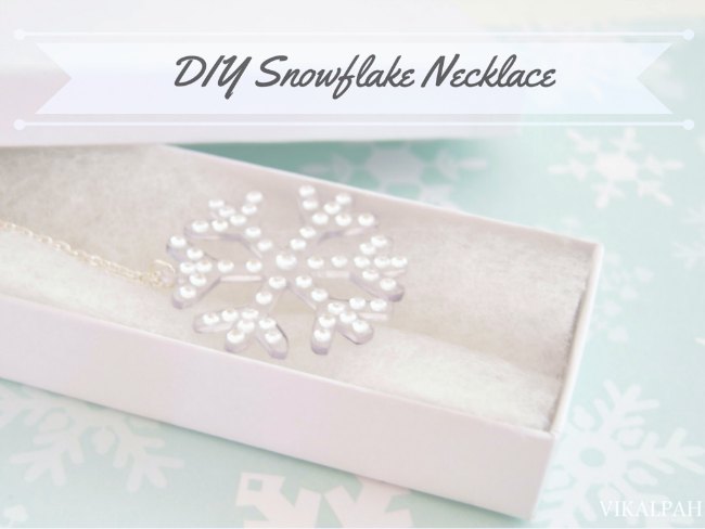 DIY Snowflake Necklace