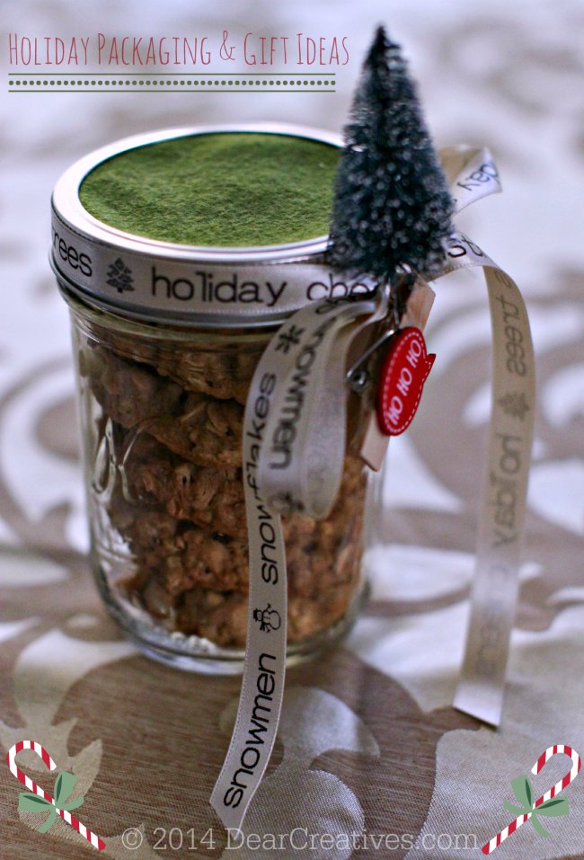 Holiday Packaging and gift ideas_ decorated mason Jar with cookies_0169 20144 DearCreatives.com