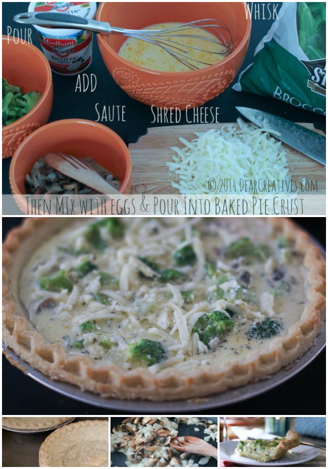 How to make quiche_step to making quiche_© 2014 DearCreatives.com