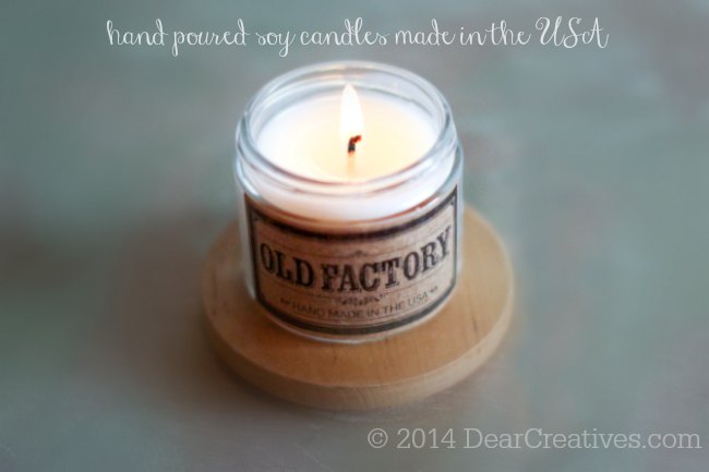 Soy candle_ Old Factory_ candle_© 2014 DearCreatives.com