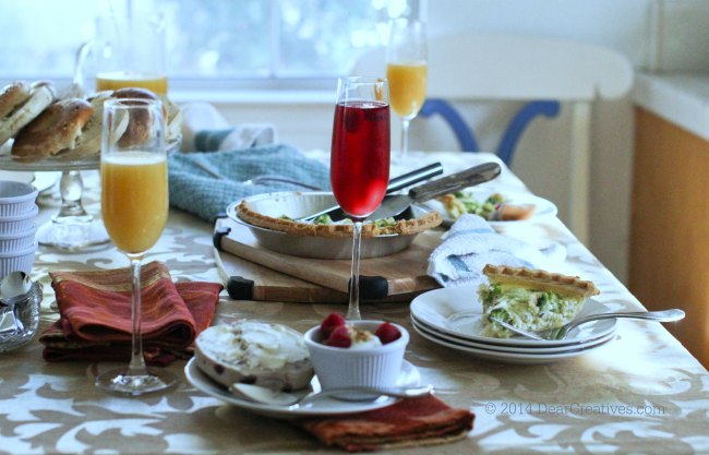 brunch set on a table_brunch_© 2014 DearCreatives.com