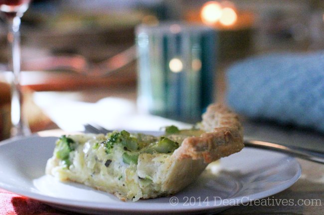 slice of quiche on a plate_© 2014 DearCreatives.com