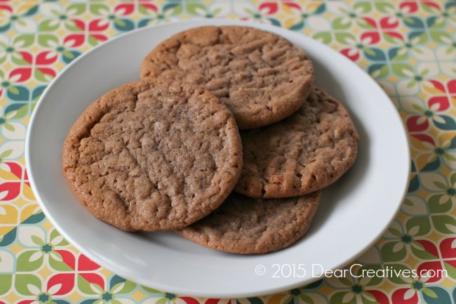 Peanut Butter Cookies on a plate_Peanut Butter Chocolate Cookies