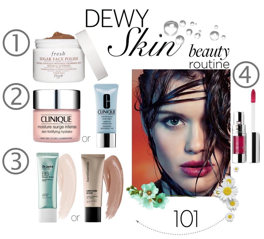 Fresh Beauty Tips For Springs Dewy Skin Look