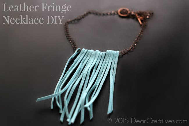 Leather for sales necklace making