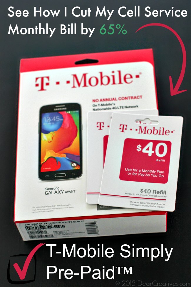 T-Mobile Simply Pre-Paid™| PrePaid refill cards and Samsung Galaxy Avant Cell Phone