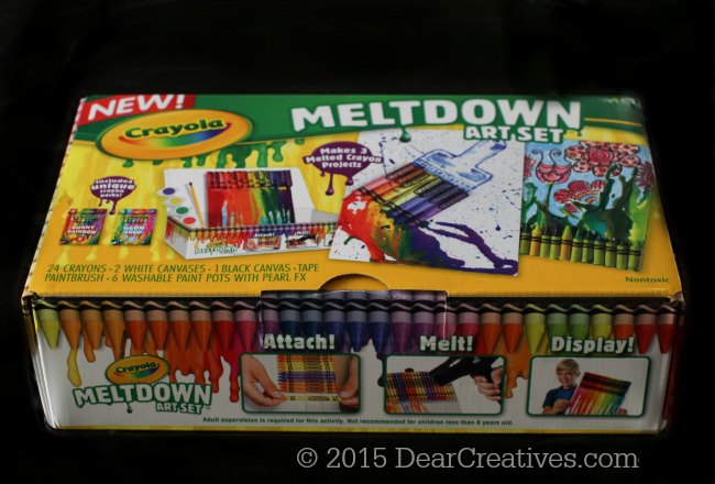 Crayola MeltDown Art Kit T-Shirt DIY + How to Use MeltDown Art Kits