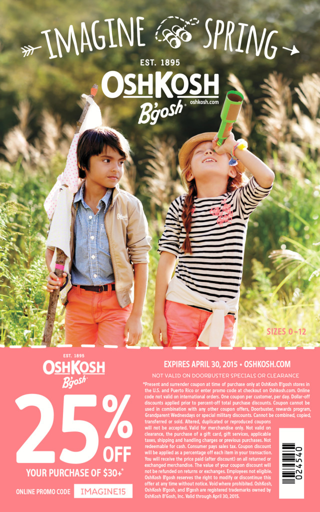Kids Fashion Trends : #ImagineSpring Styles |kids fashion trends |SPR15 OshKoshBGosh Spring Coupon #ad