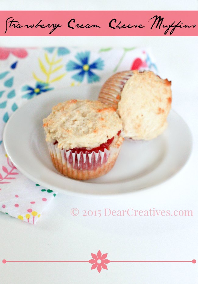 Recipes  Strawberry Cream Cheese Muffins