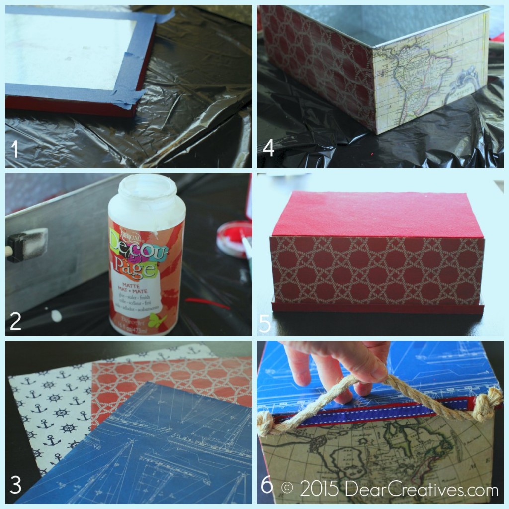 handmade father day crafts idea |Crafts Fathers Day Decoupage Project Steps