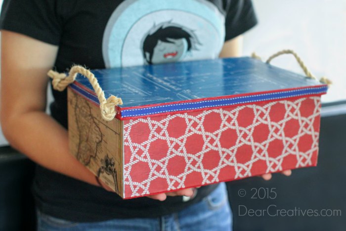 How To Decorate A Box For Dad! DIY Father’s Day Gift