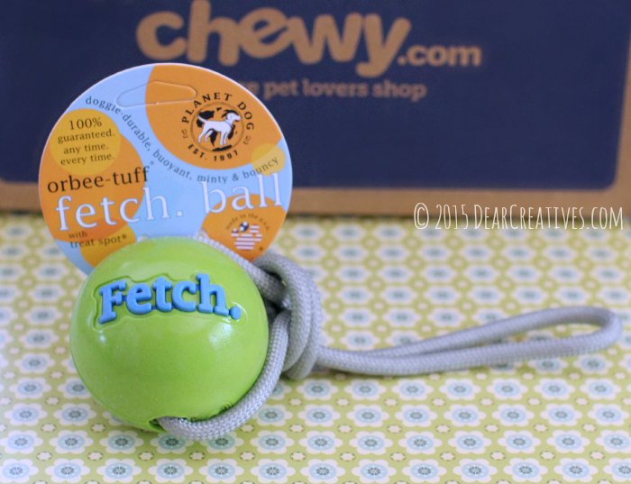 Fetch Dog Ball minty and bouncy