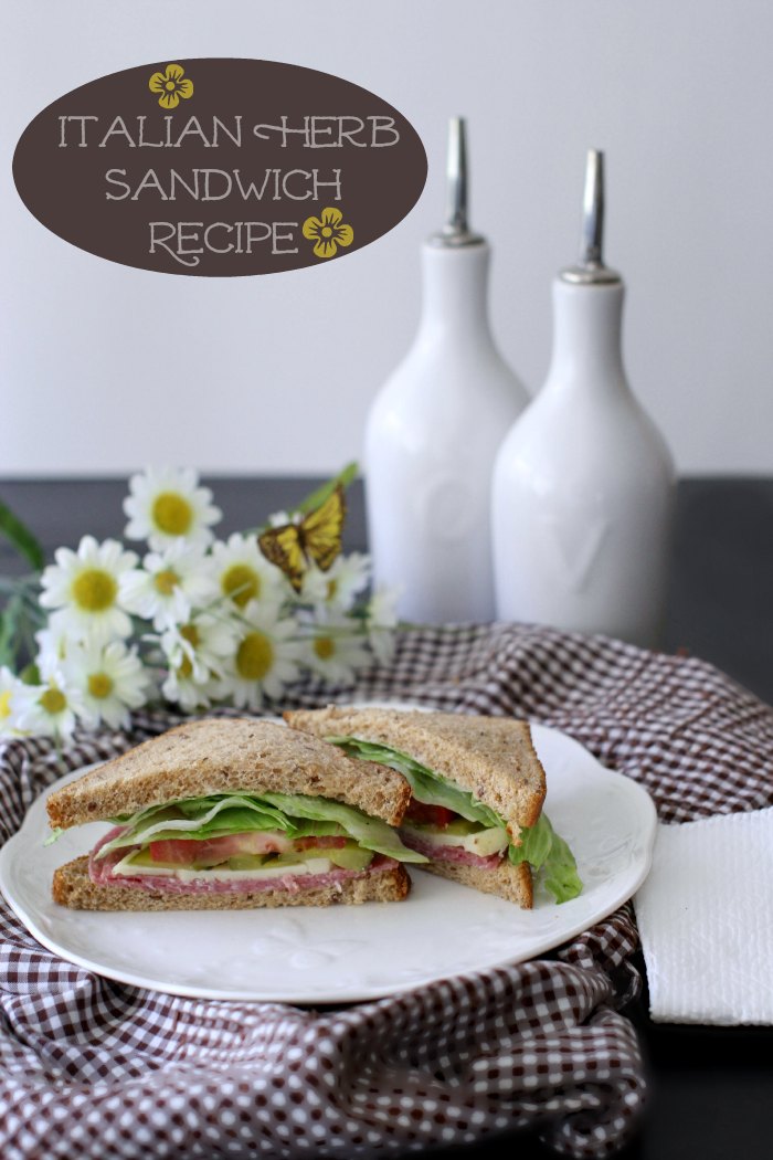 Sandwich Recipes: Easy Italian Herb Sandwich