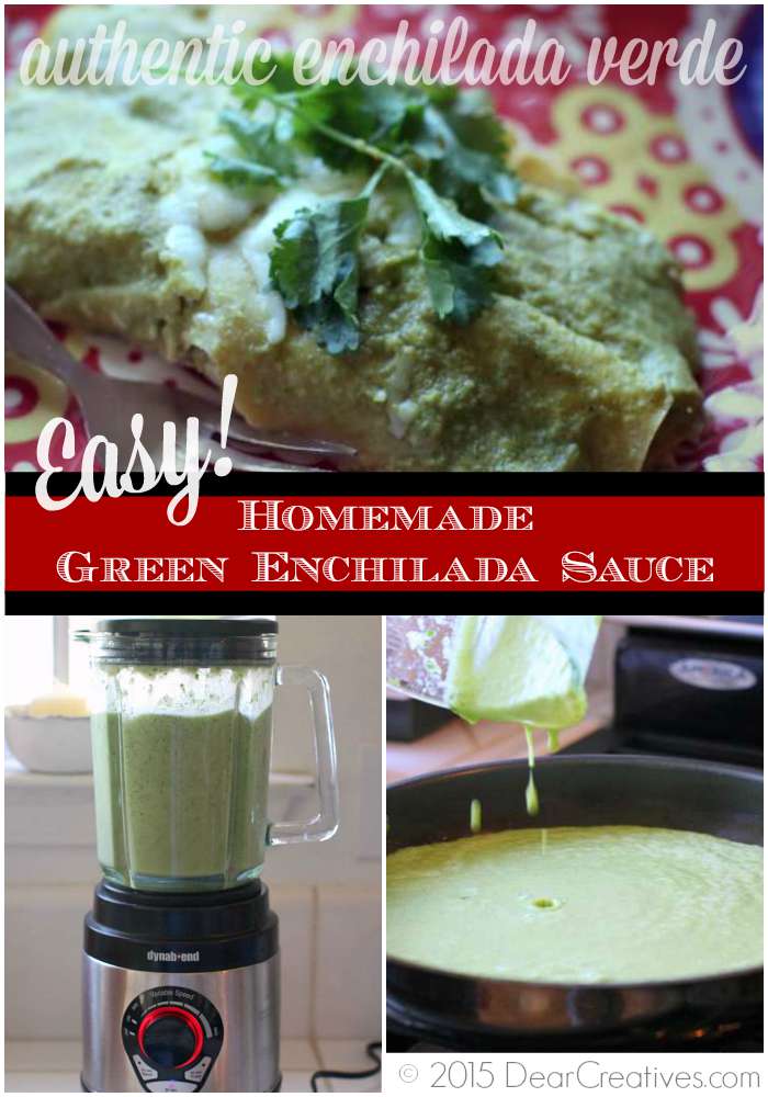 Easy Homemade Green Enchilada Sauce Recipe