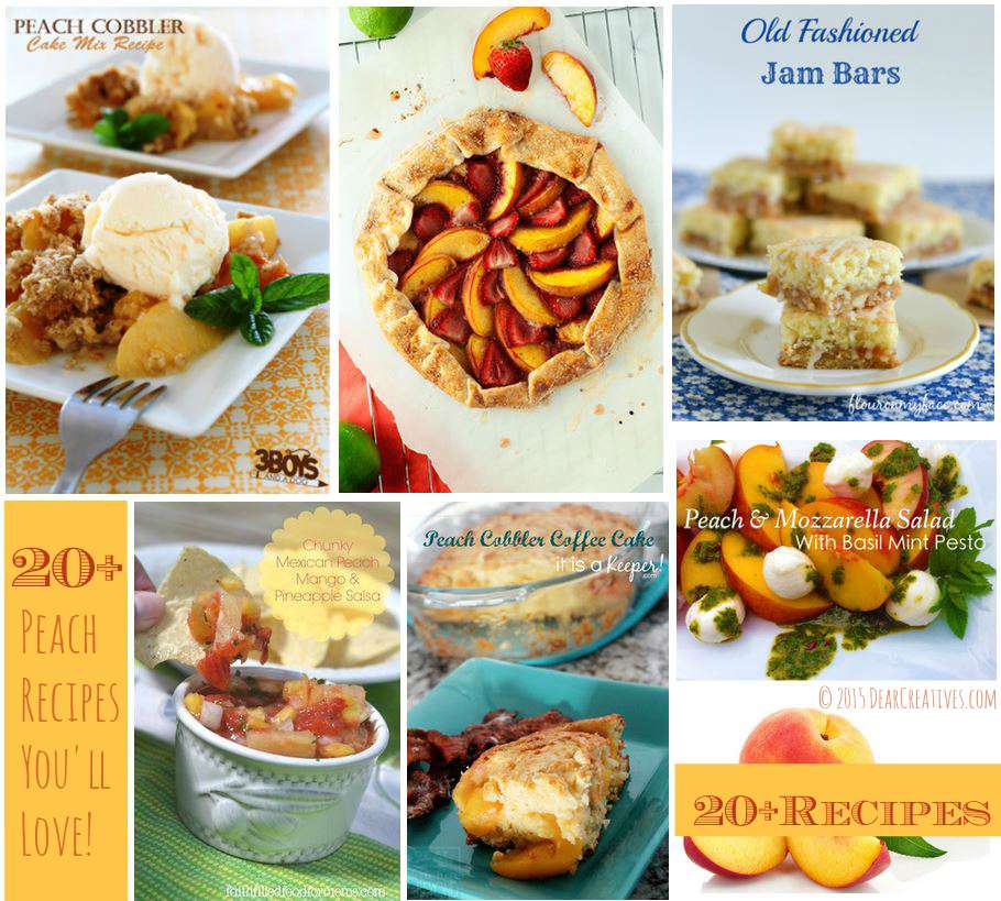Peach Recipes Round Up 20+ Recipes You'll Love